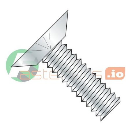 NEWPORT FASTENERS #10-24 x 7/8 in Phillips Flat Machine Screw, Zinc Plated Steel, 6000 PK 397672